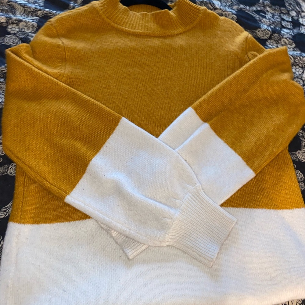 Michael Kors split colour sweater